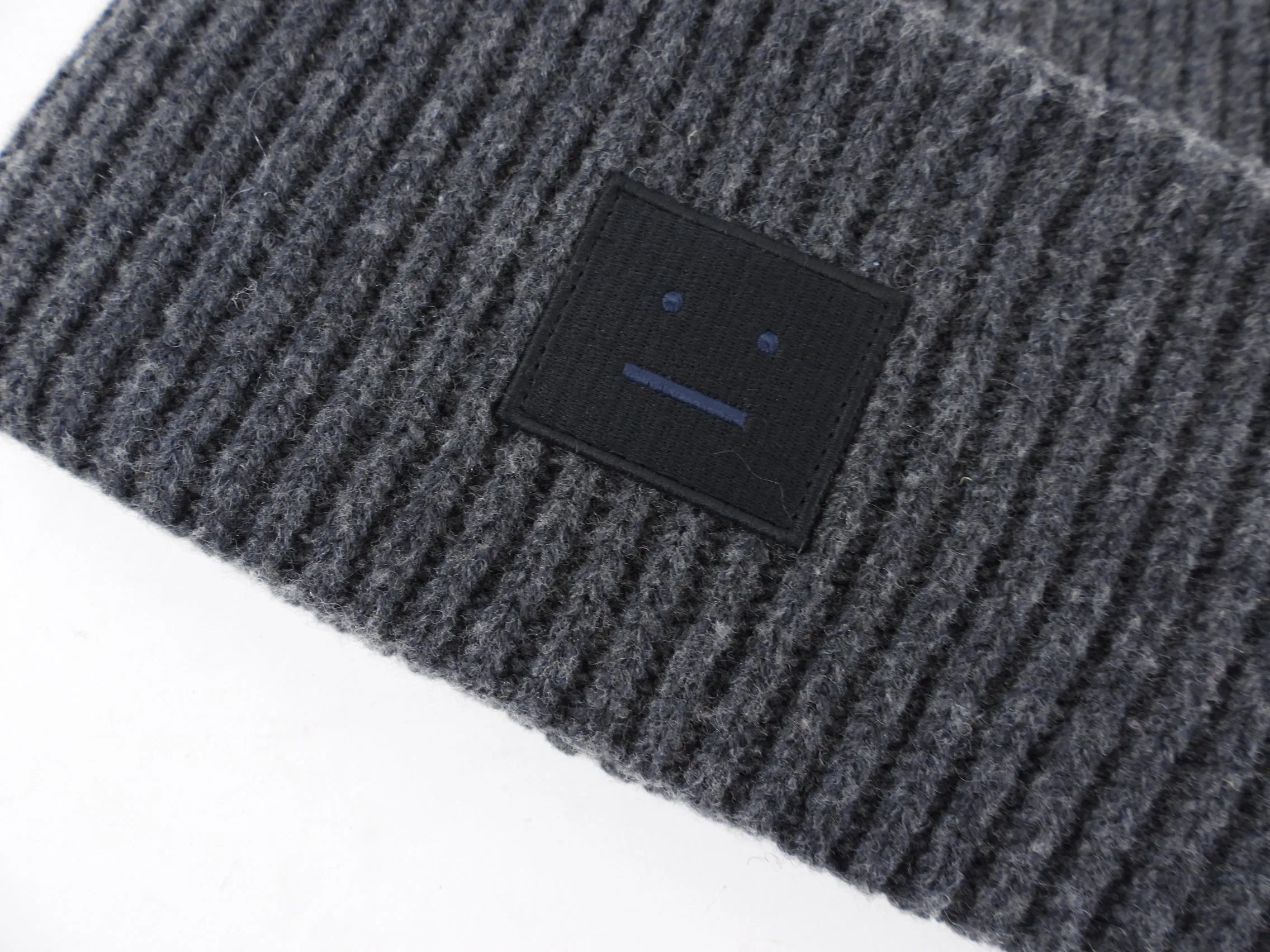 Acne Studios Grey Wool Toque Hat