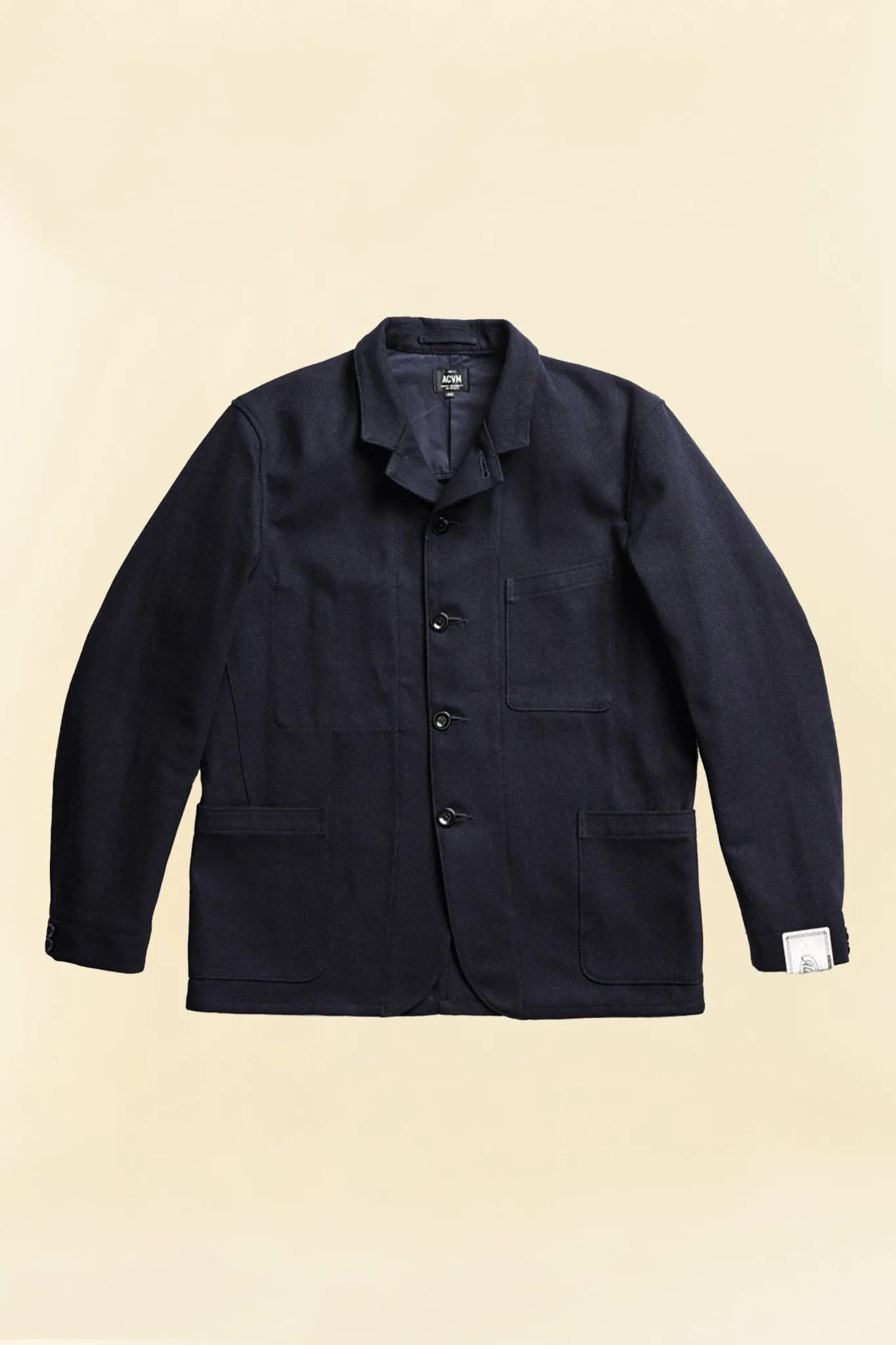 Addict Clothes ACVM Herringbone Work Jacket - Navy