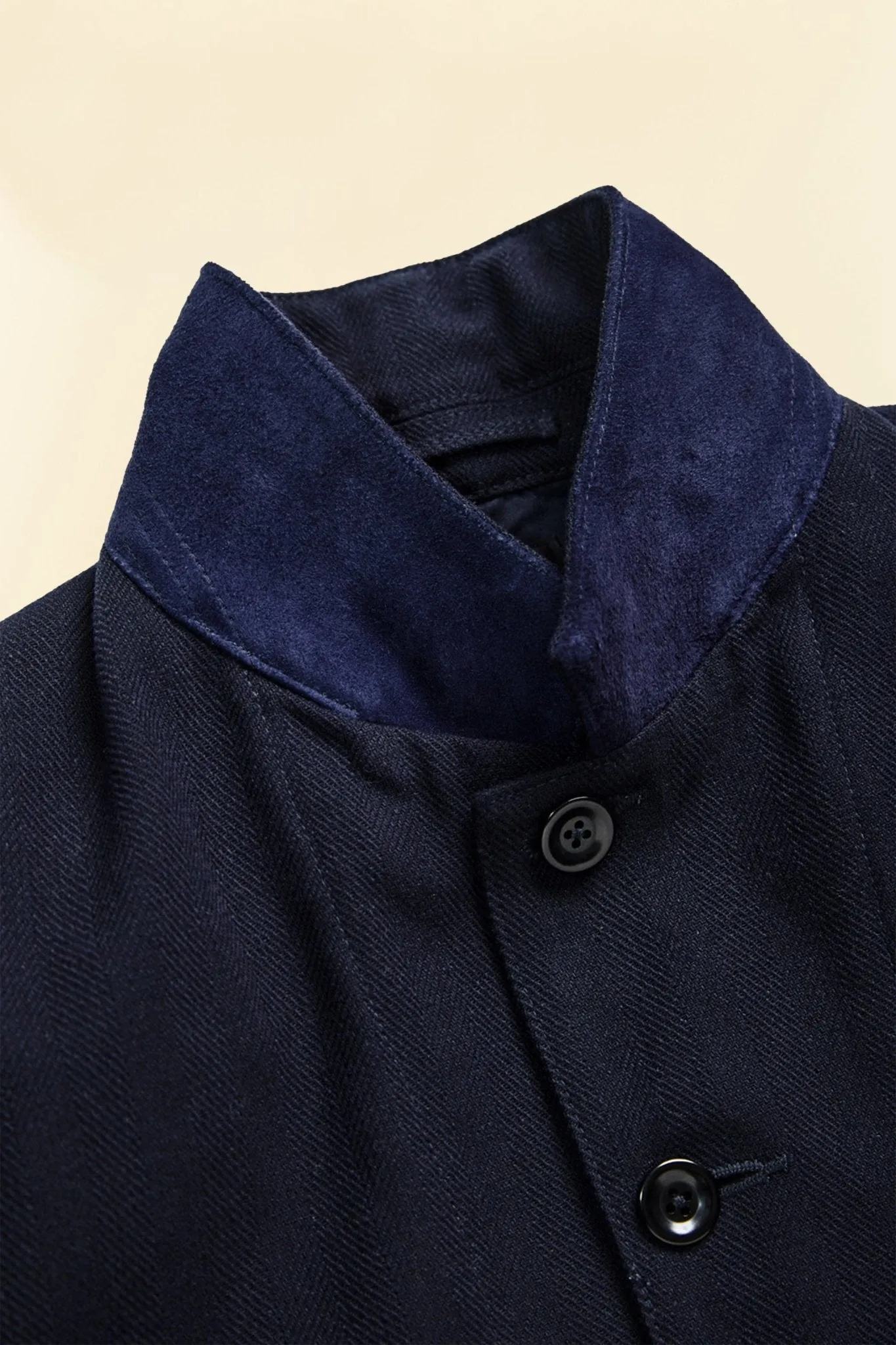 Addict Clothes ACVM Herringbone Work Jacket - Navy