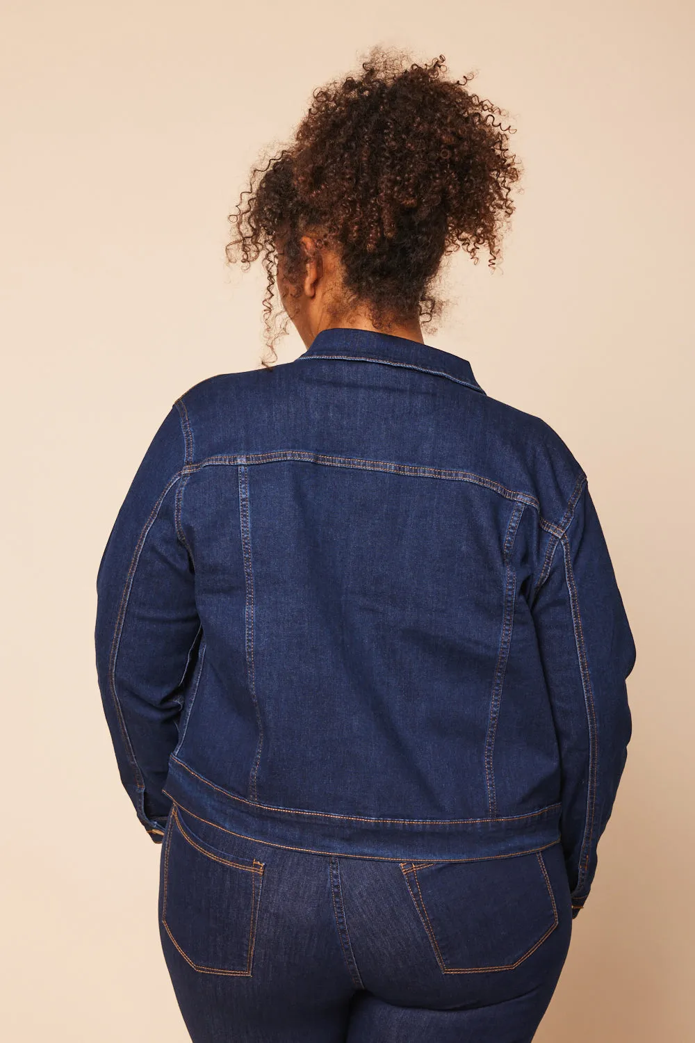 Adrift Denim Relaxed Jacket in Dark Wash