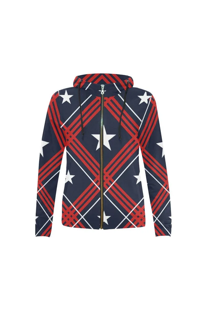 Americana Full Zip Hoodie for Women