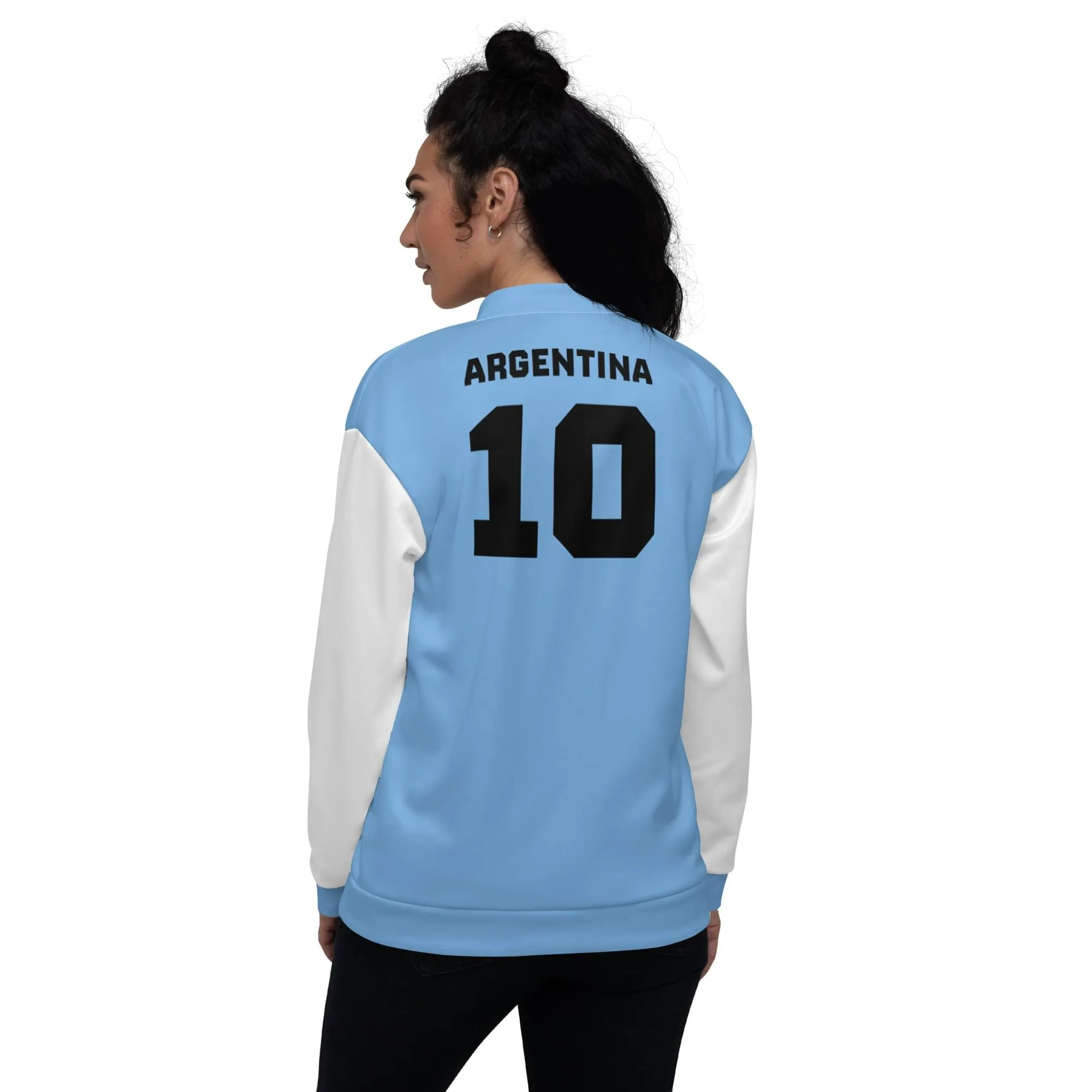 Argentina Jacket / Unisex Argentina Clothing Style / Colors Of The Argentina Flag