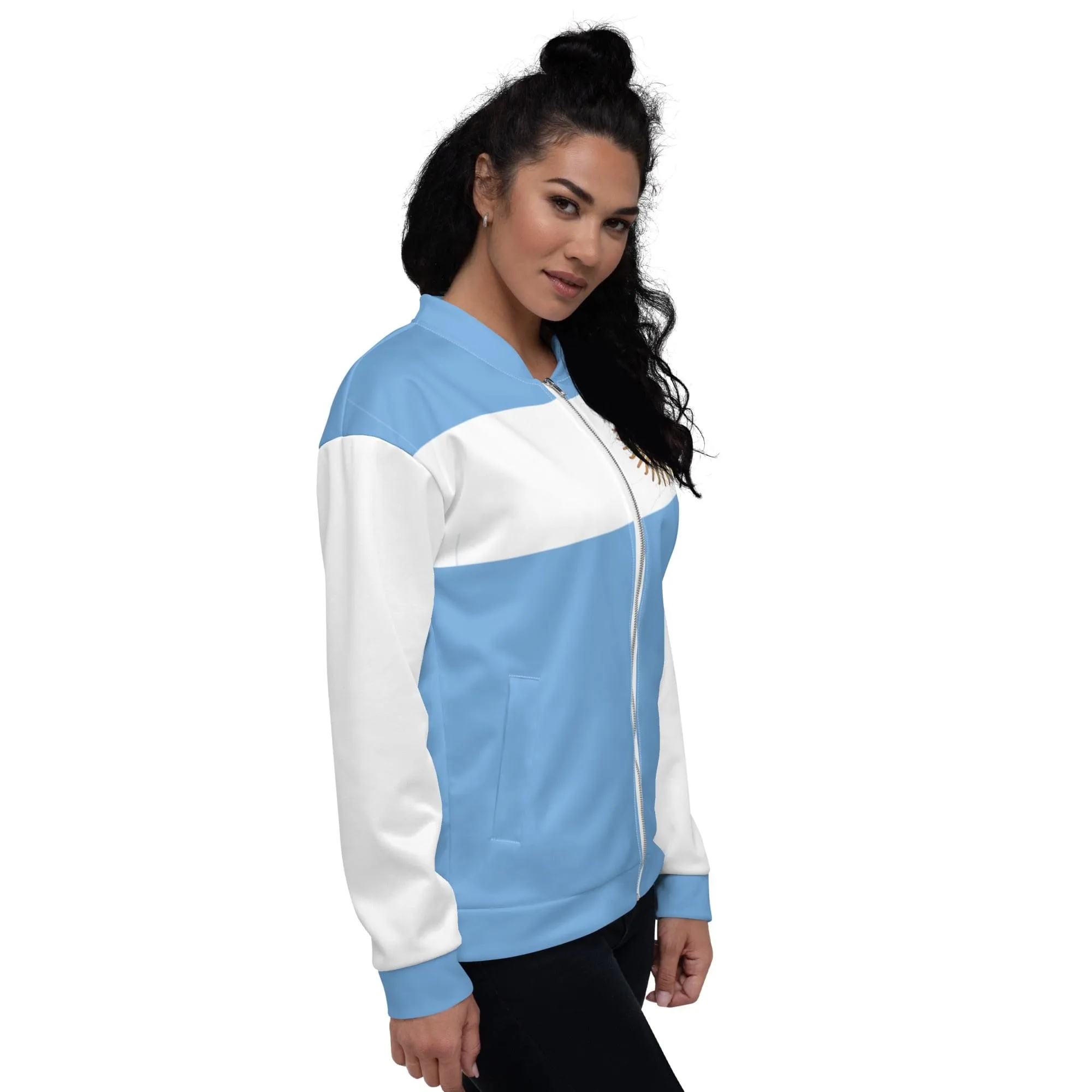 Argentina Jacket / Unisex Argentina Clothing Style / Colors Of The Argentina Flag