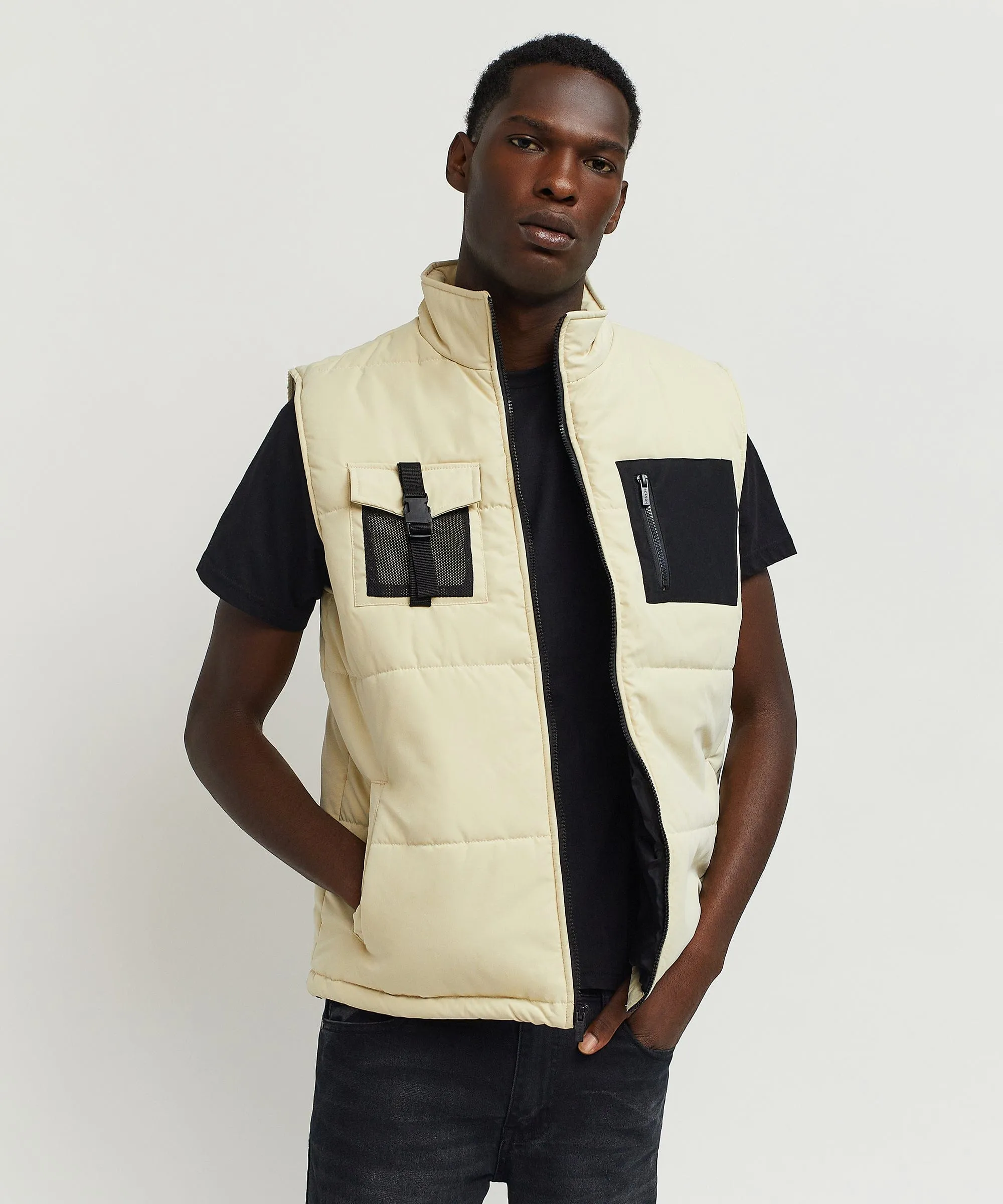 Associate Utility Vest - Taupe