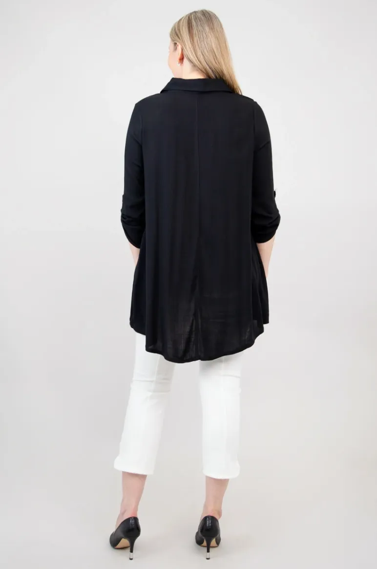 Blue Sky Celine tunic, bamboo linen