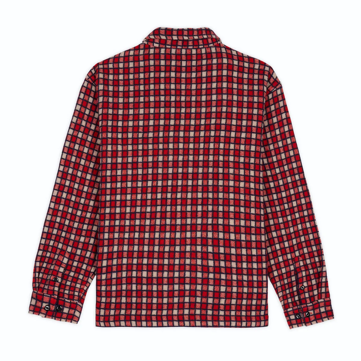 Brain Dead Check Mate Flannel Zip Shirt