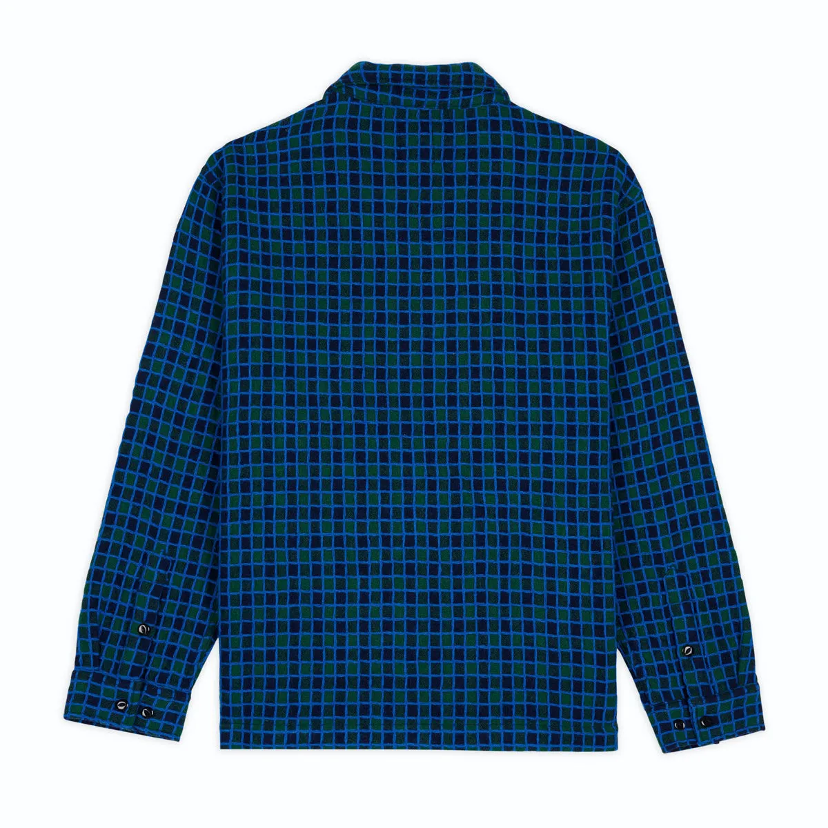 Brain Dead Check Mate Flannel Zip Shirt