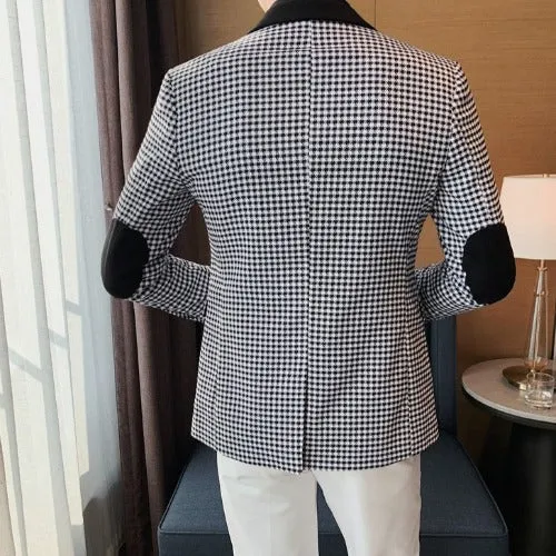 Casual Solid Blazer Jacket for Men