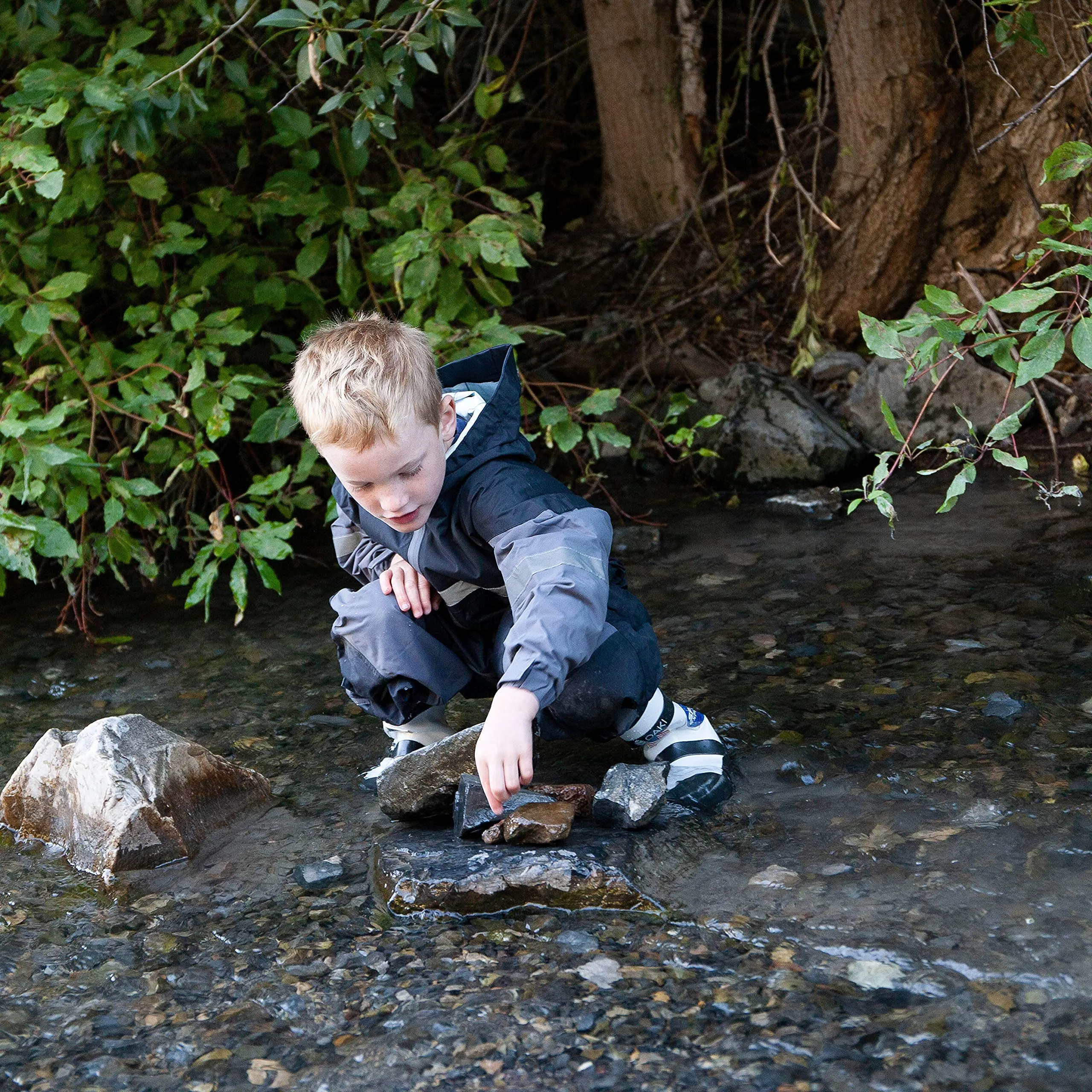 Children's Rain/Trail Suit, Black