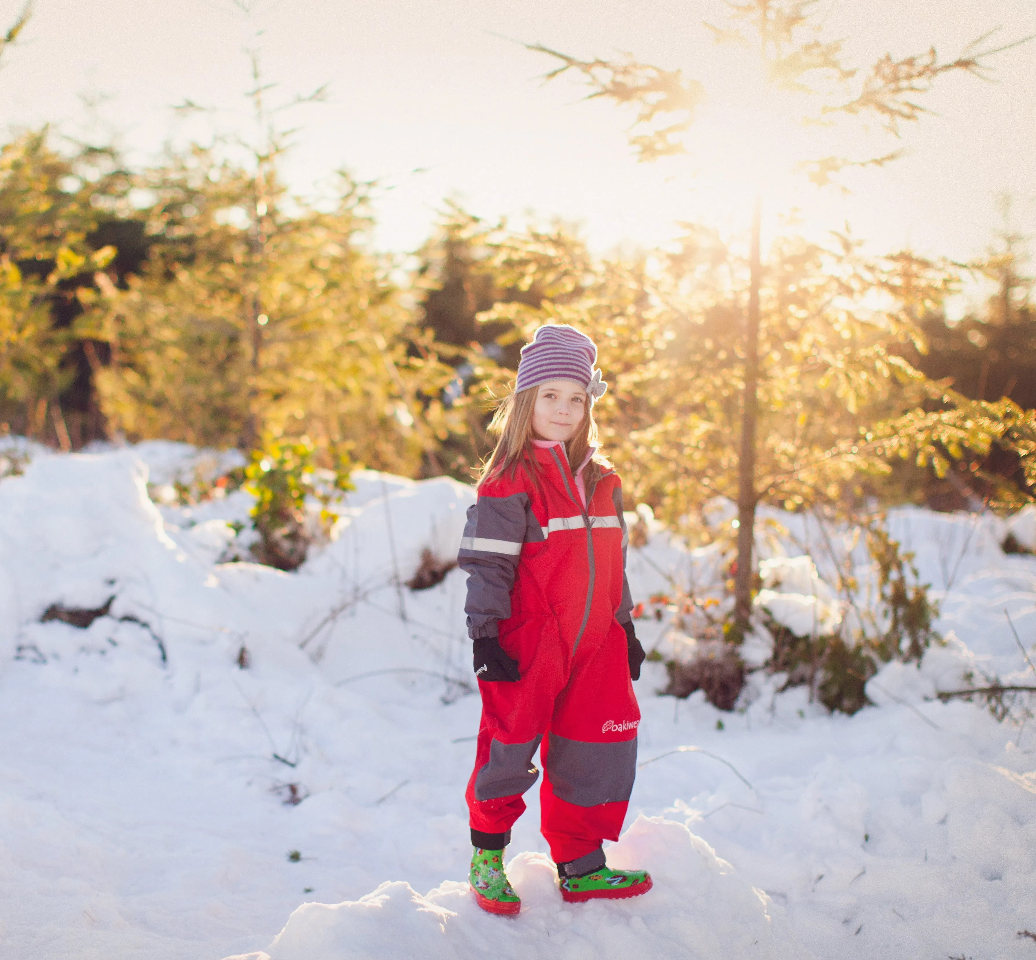 Children's Rain/Trail Suit, Fiery Red