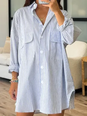 Coastal Stripe Button-Down