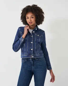 Crew Clothing - Denim Western Jacket - Midwash