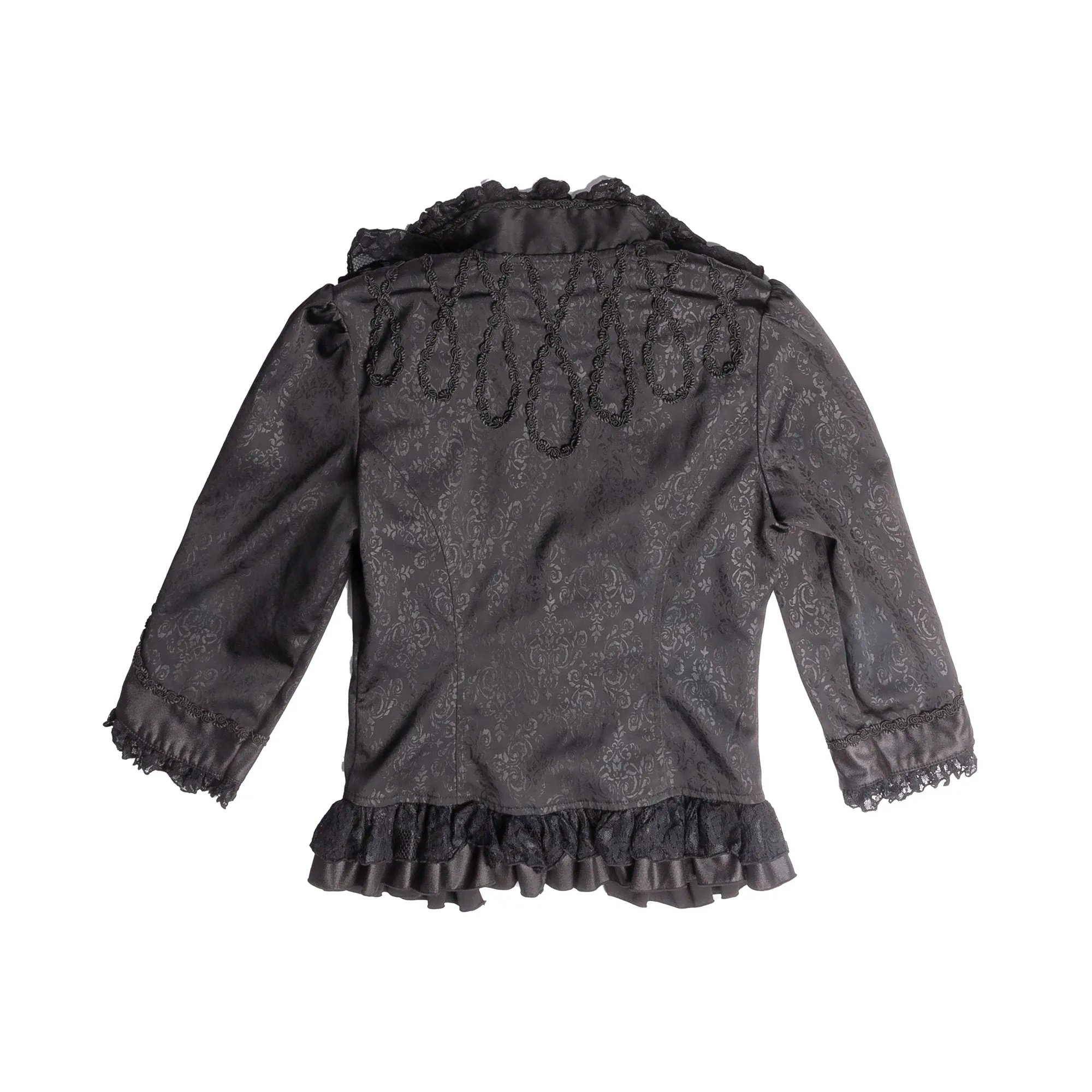 Dracula Clothing Gothic Brocade Lace Jacket