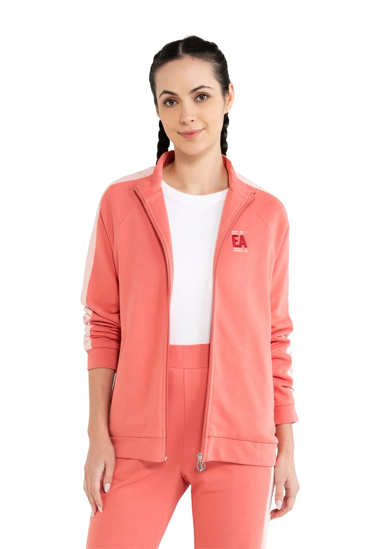 ELLE Active Classic Logo Zip Up Jacket