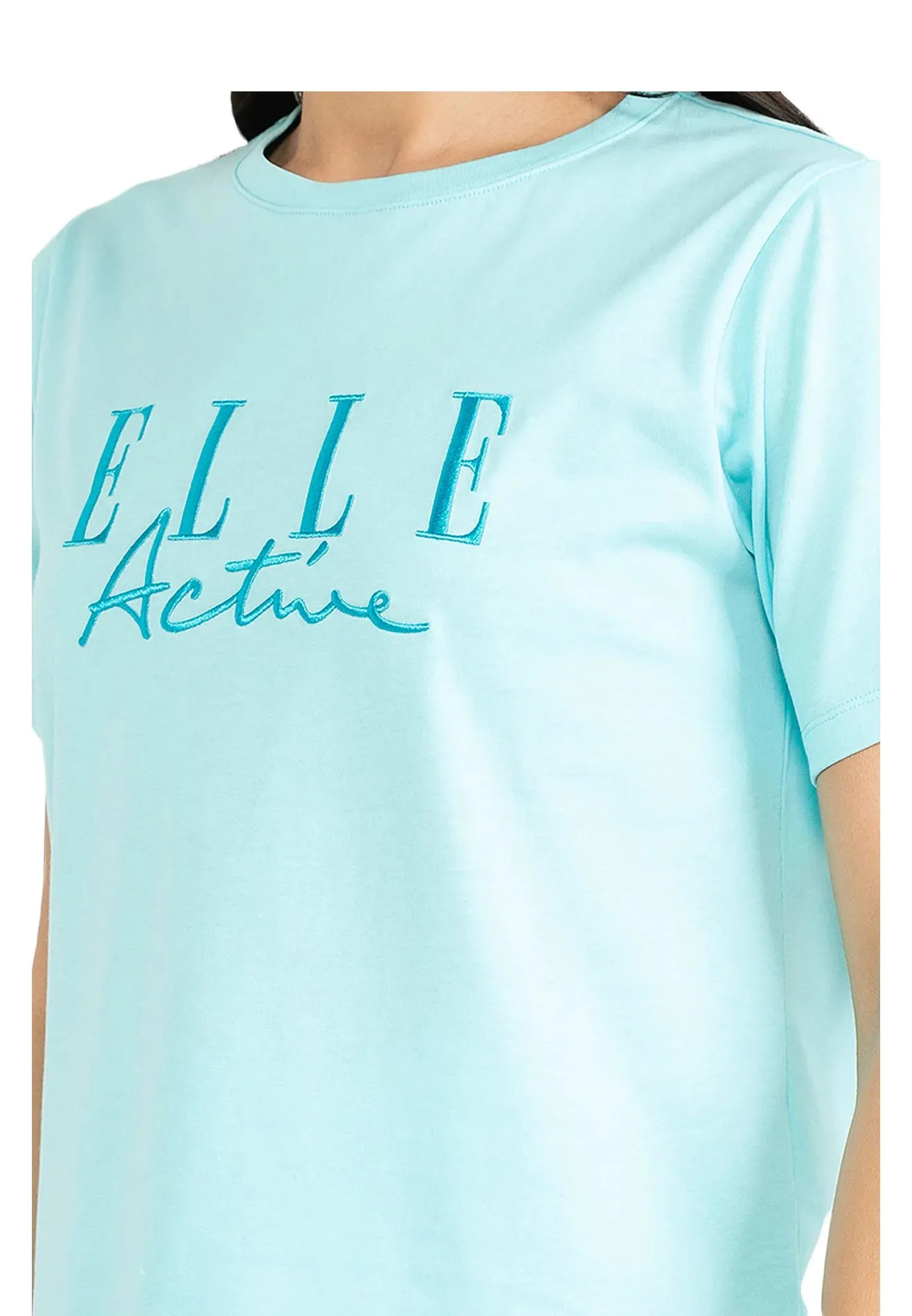 ELLE Active Classical Logo Print Tee