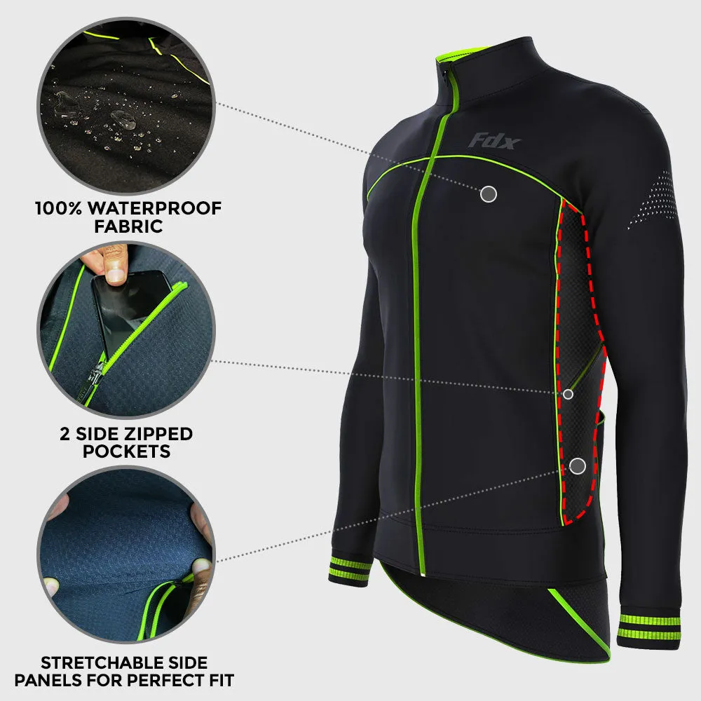 Fdx Apollux Green Softshell Men's & Boy's Windproof Cycling Jacket