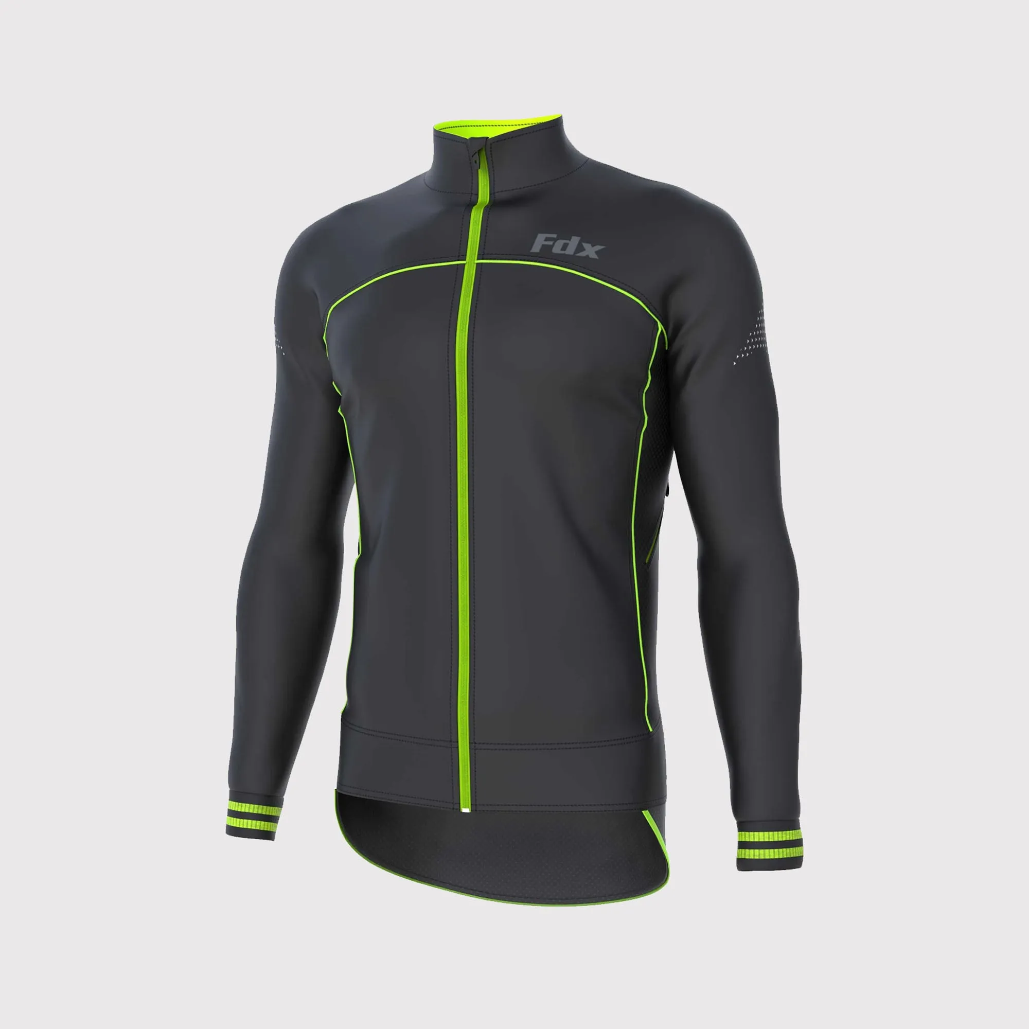 Fdx Apollux Green Softshell Men's & Boy's Windproof Cycling Jacket