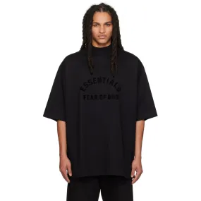 Fear Of God Essentials T-Shirt 'Jet Black - Big Logo' M