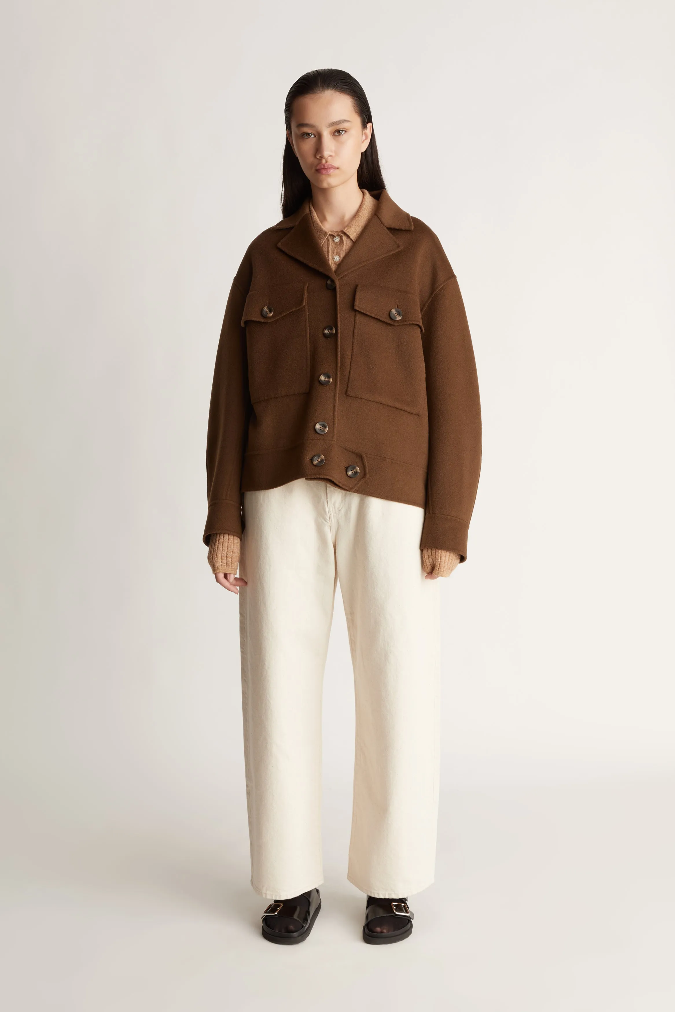 Florentine Cashmere Worker Jacket