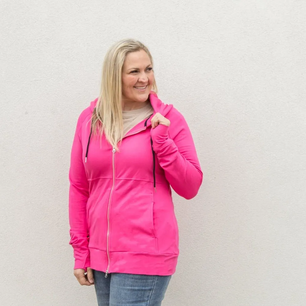 Fuchsia Full Zip