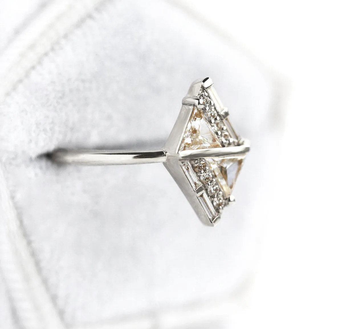 Geometric Diamond Ring