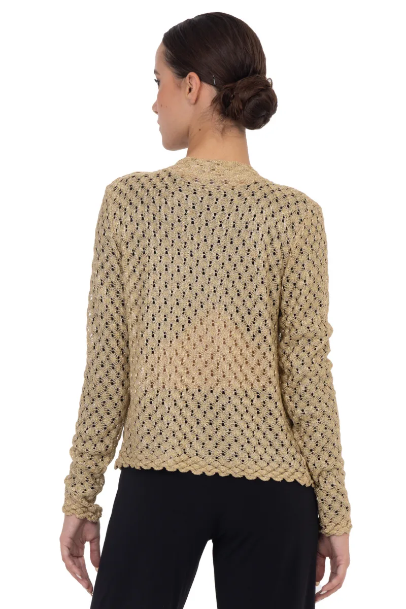 Gold Knitted Jacket