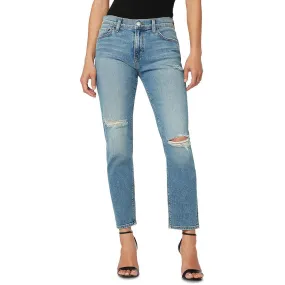 Joe's Womens Destroyed Mid Rise Boyfriend Jeans