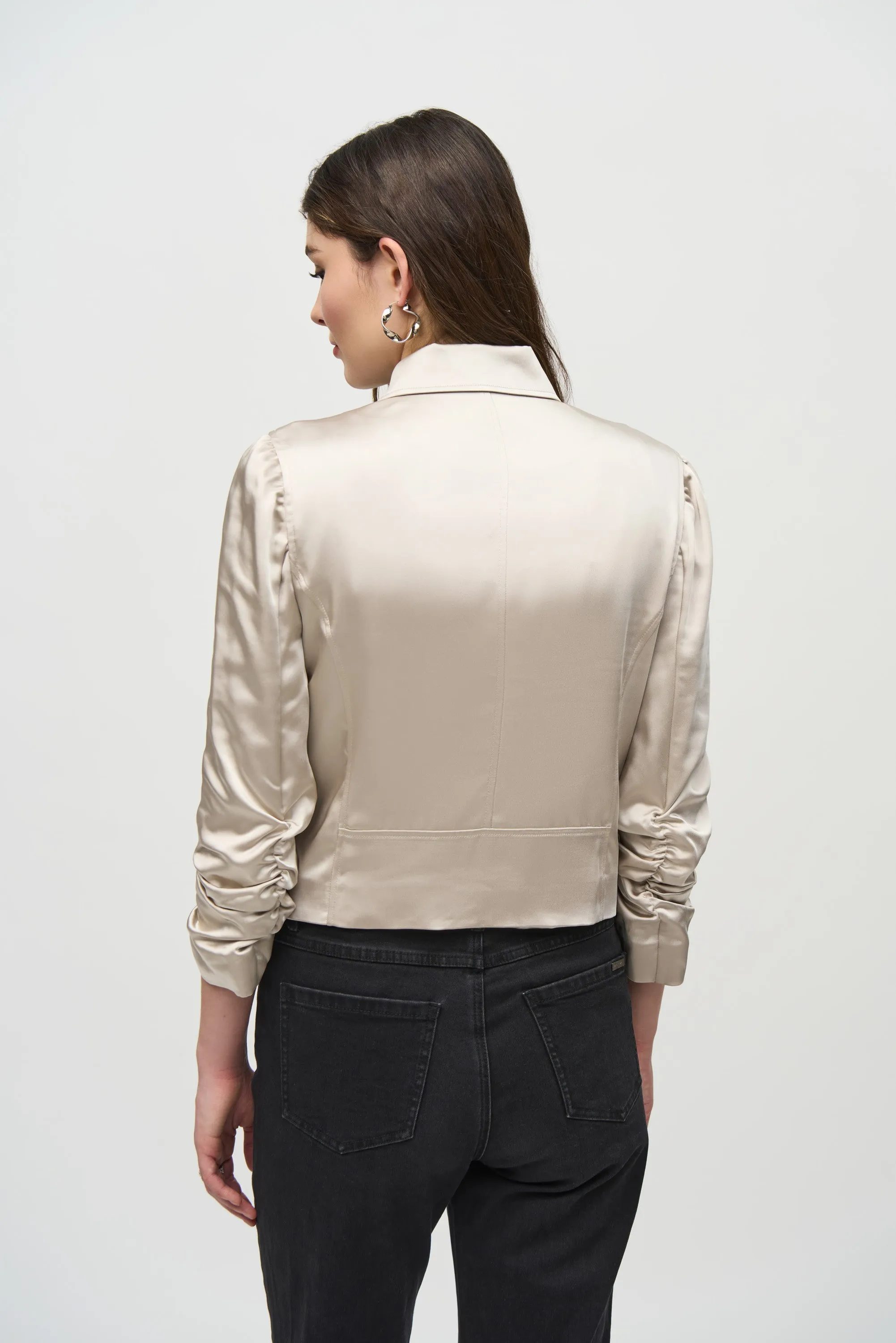 Joseph Ribkoff Moto Jacket 244903 - Moonstone