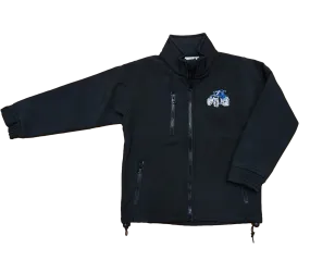 Kids Blue Tractor Softshell Jacket