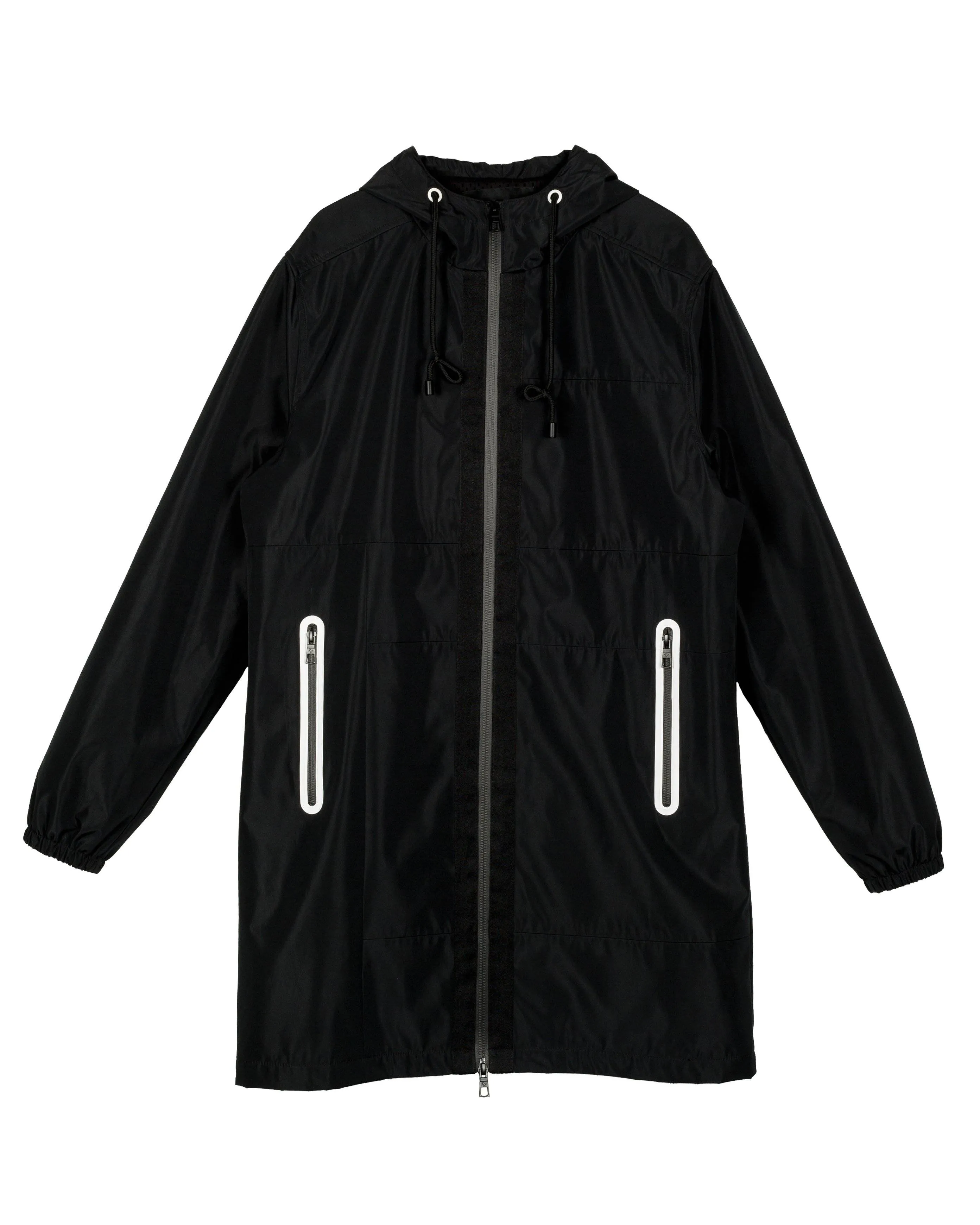 Konus Men's Water Repellent Hooded Jacket in Black