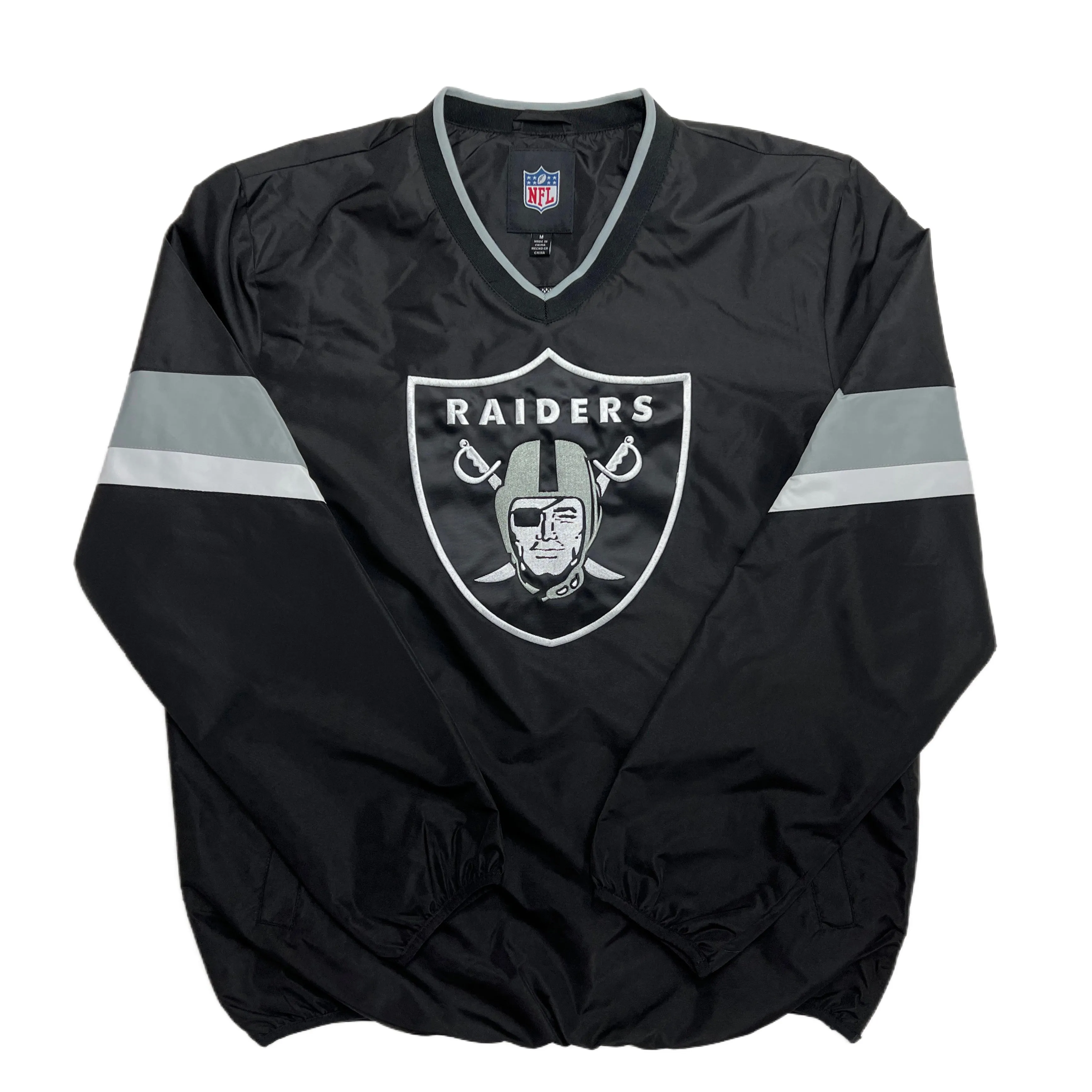 Las Vegas Raiders Windbreaker with Two Pockets2