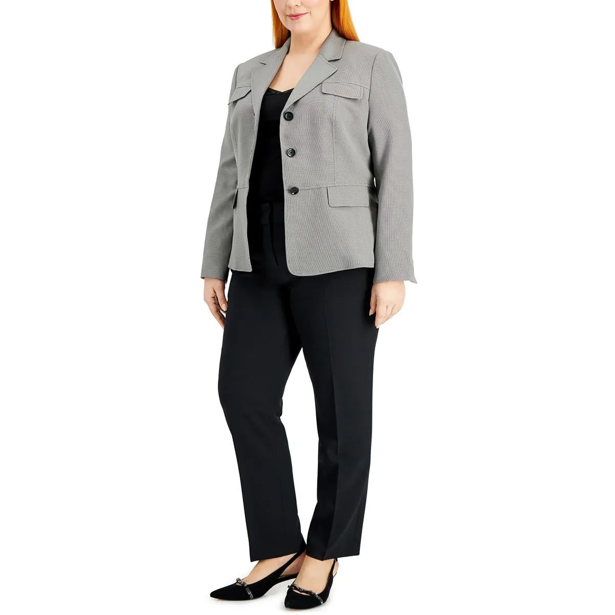 Le Suit Womens Plus Suit Separate Business Suit Jacket