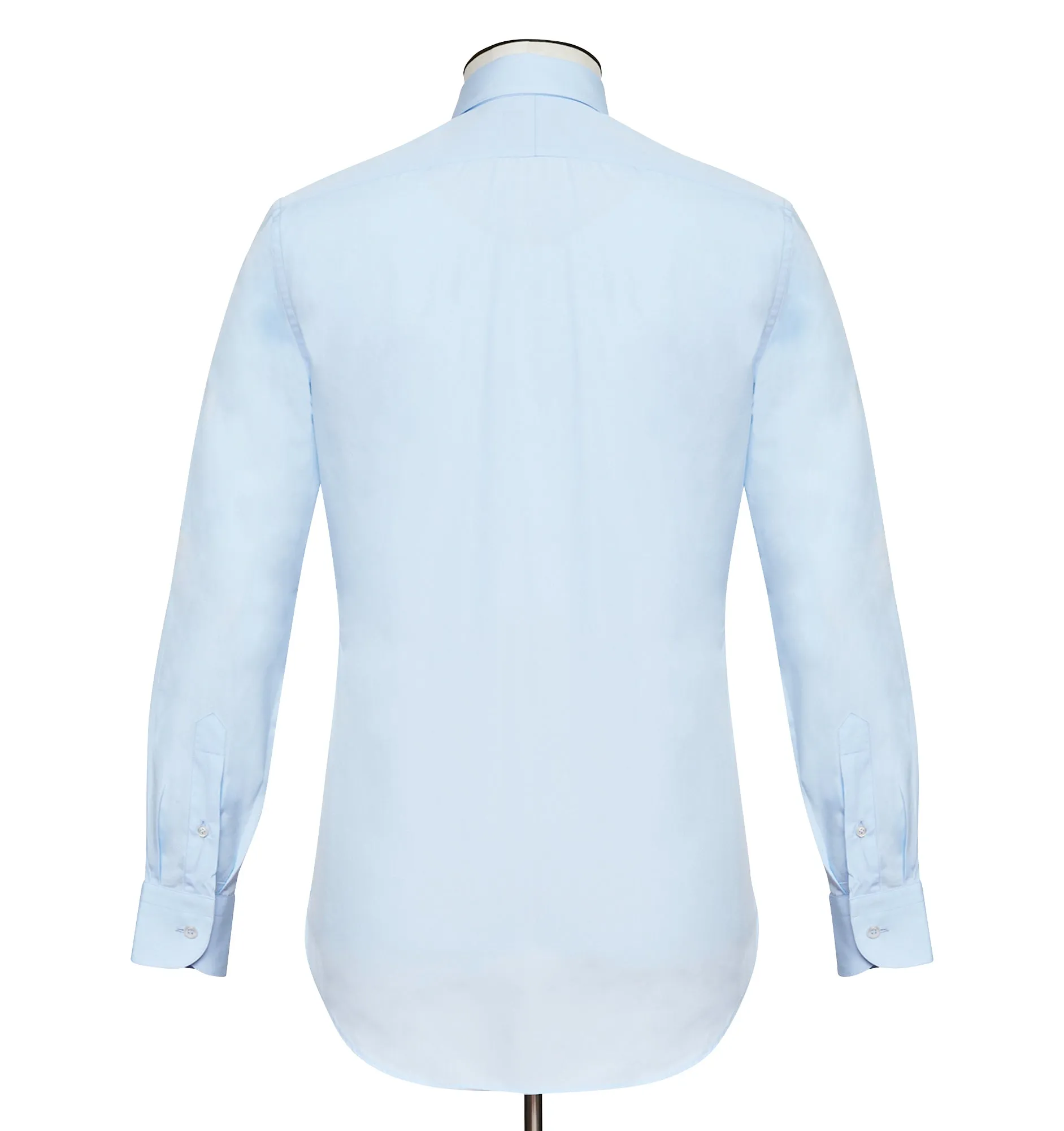 Light Blue Alto Handmade Spread-Collar Shirt