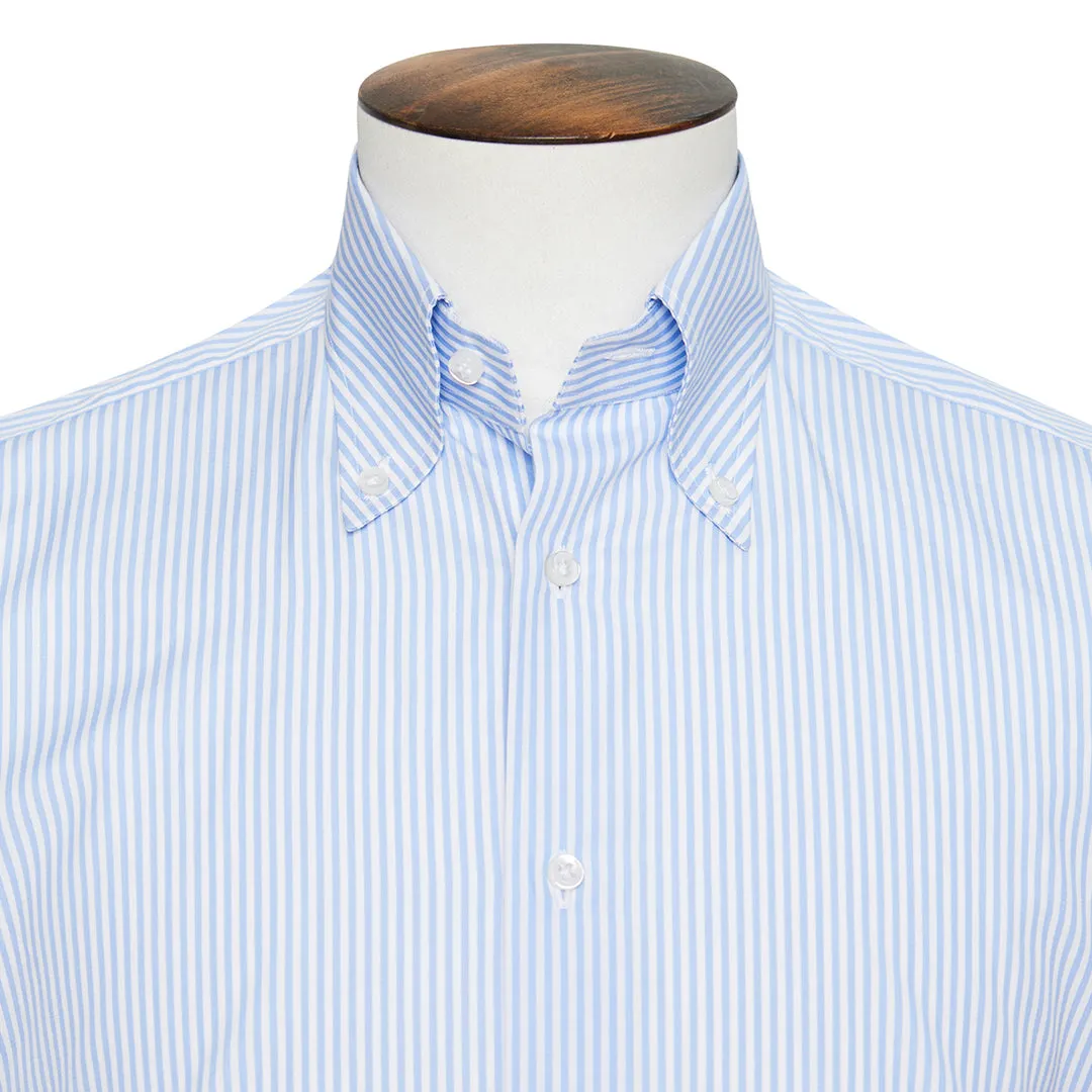 Light Blue & White Alto Handmade Button-Down Shirt