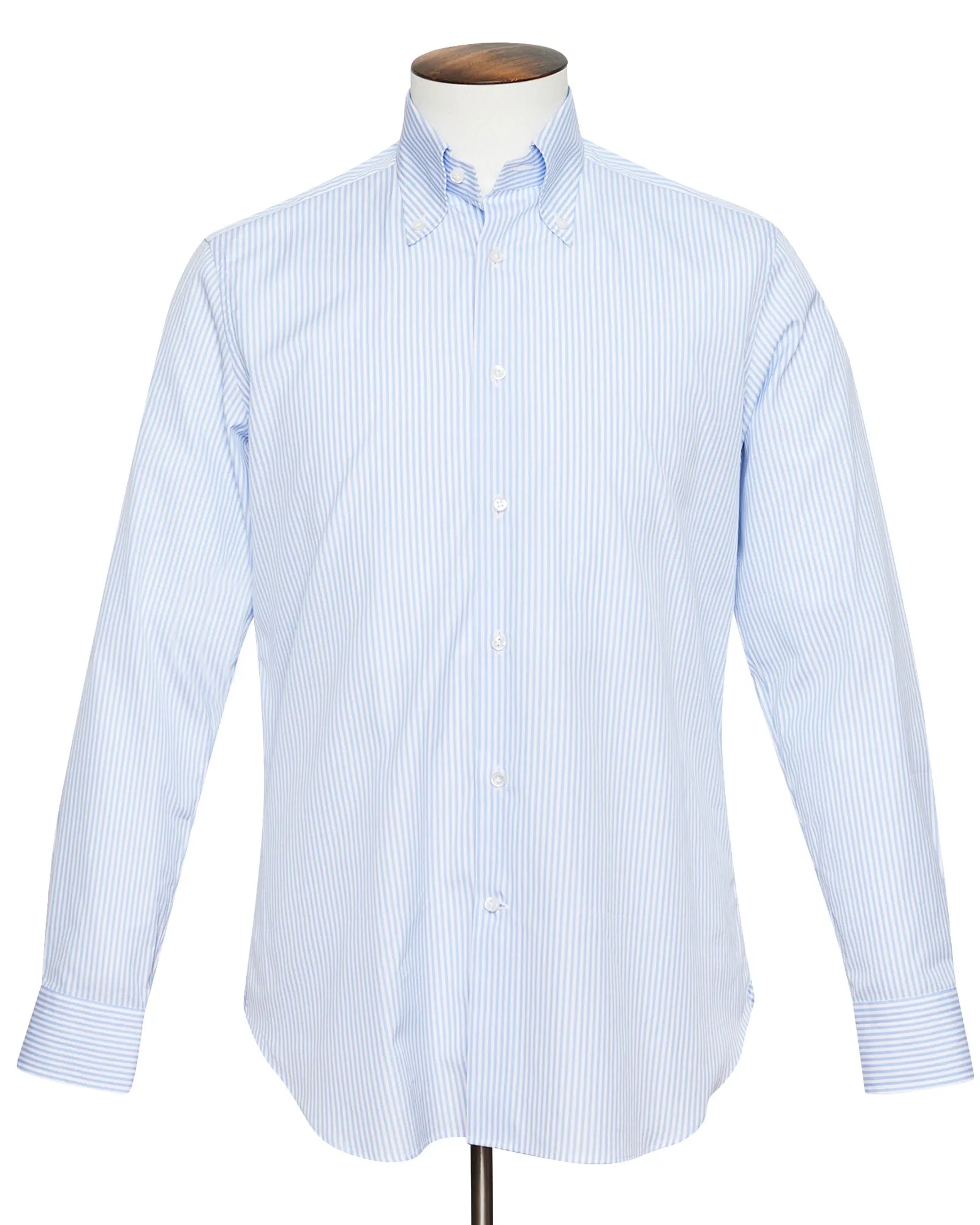 Light Blue & White Alto Handmade Button-Down Shirt