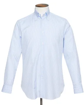 Light Blue & White Alto Handmade Button-Down Shirt