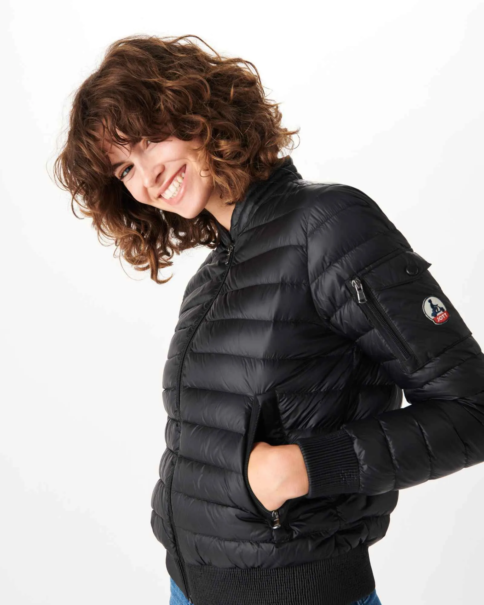 Lightweight down jacket Black Emmy