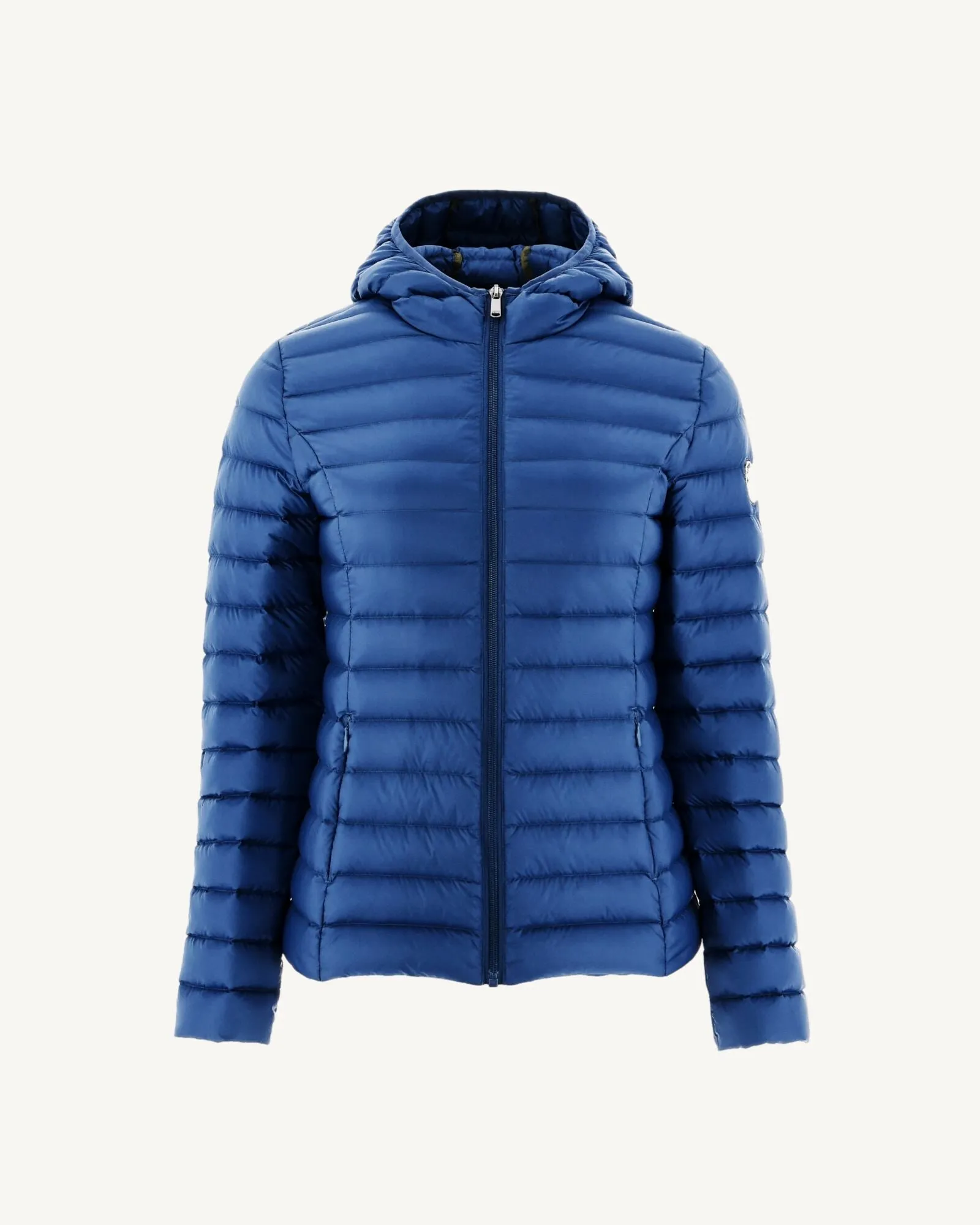 Lightweight hooded down jacket Dark Denim Cloe