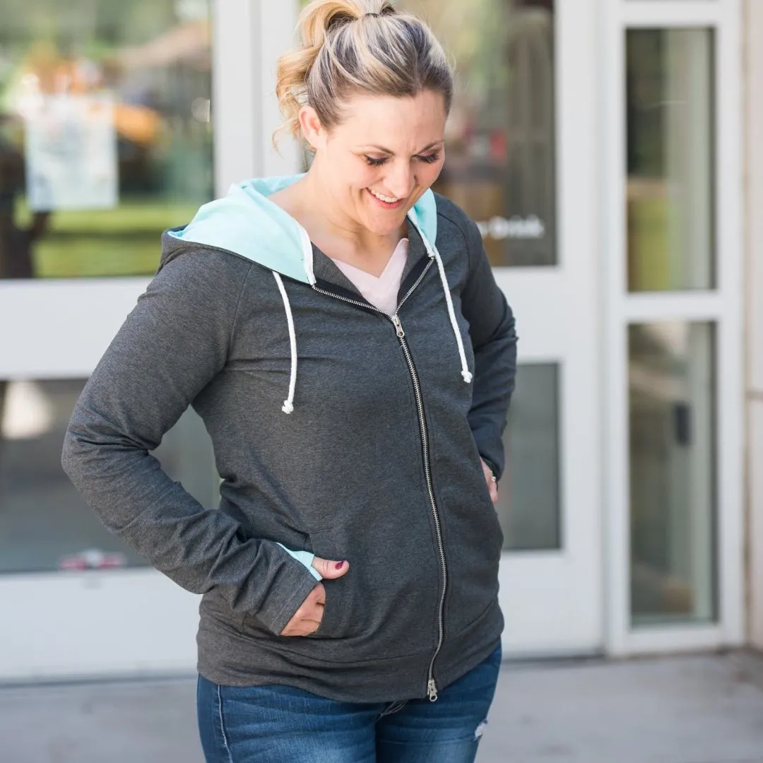 Lindee Grey Full Zip