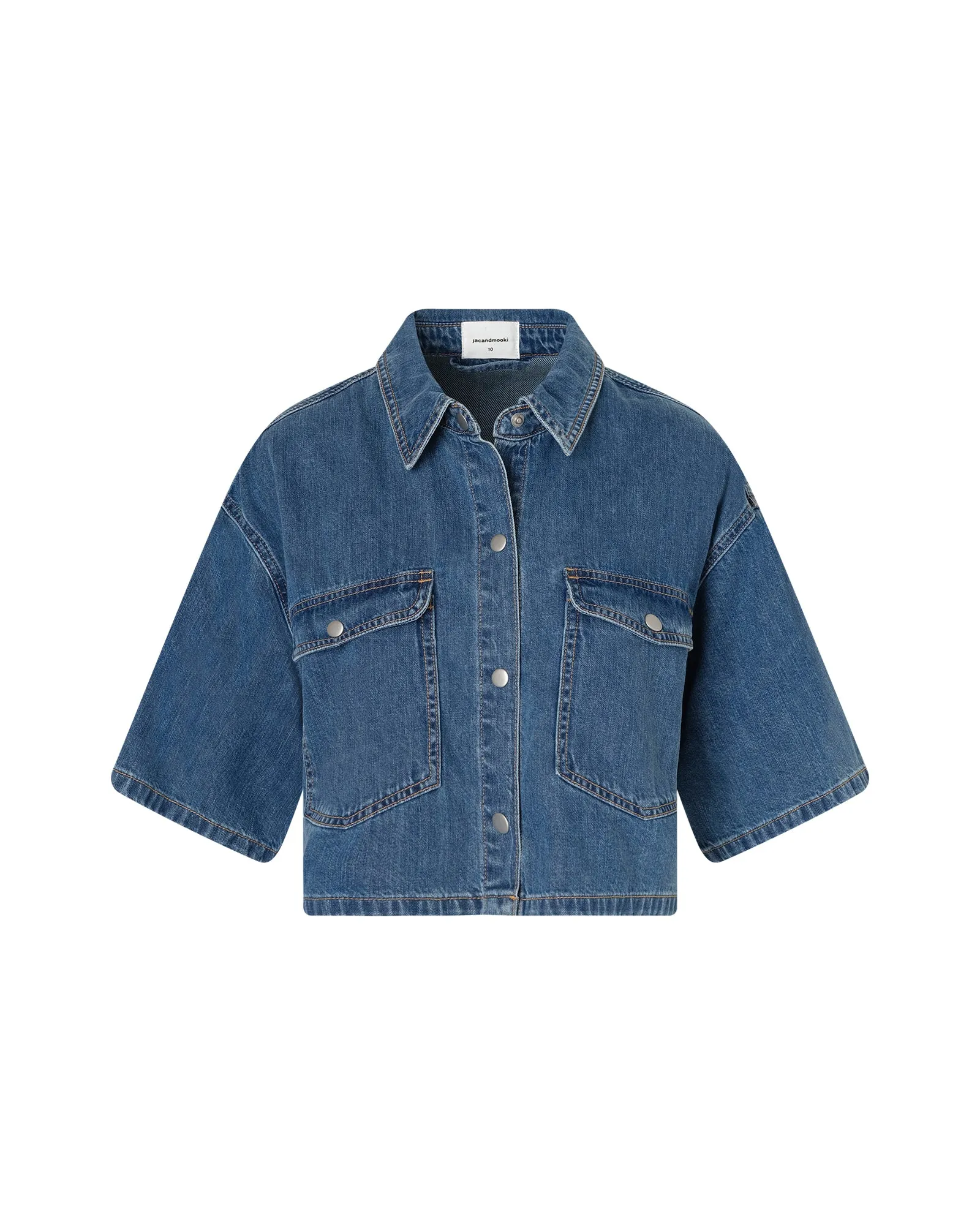 LOLA SHIRT - MID INDIGO