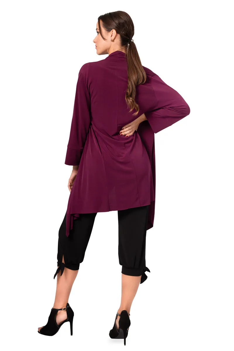 Loose Fit Jacket With Long Sleeves