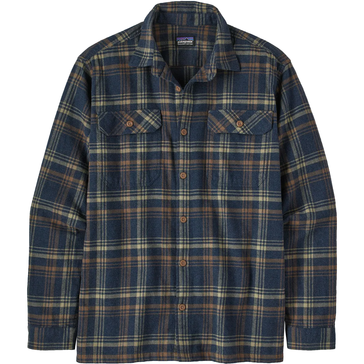 Men's Long Sleeve Organic Cotton Fjord Flannel