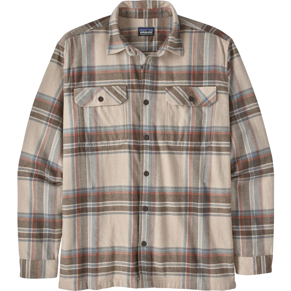 Men's Long Sleeve Organic Cotton Fjord Flannel