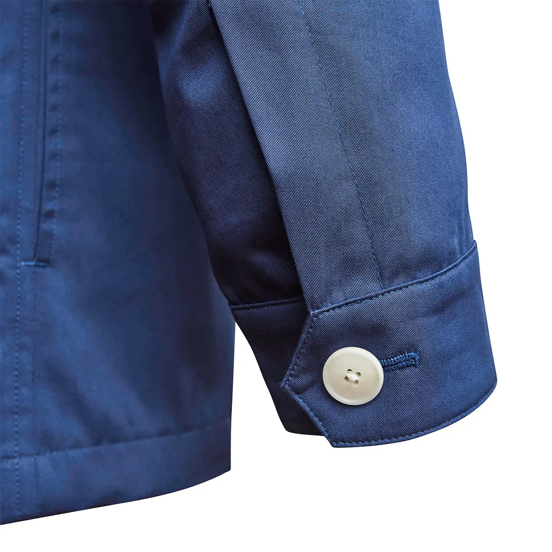 Mid Blue Lightweight Cotton Safari Jacket