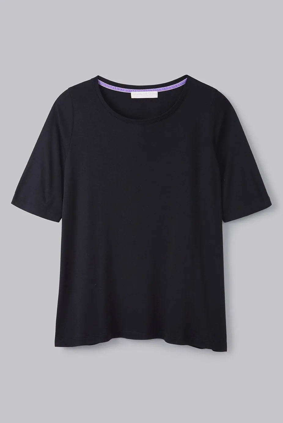 Mid Sleeve A-line Micro TENCEL Modal T-shirt | Multiple Colours