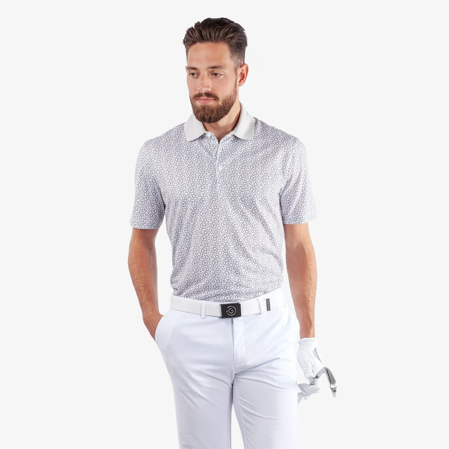 Miracle Ventil8  Polo White/Grey - SS24