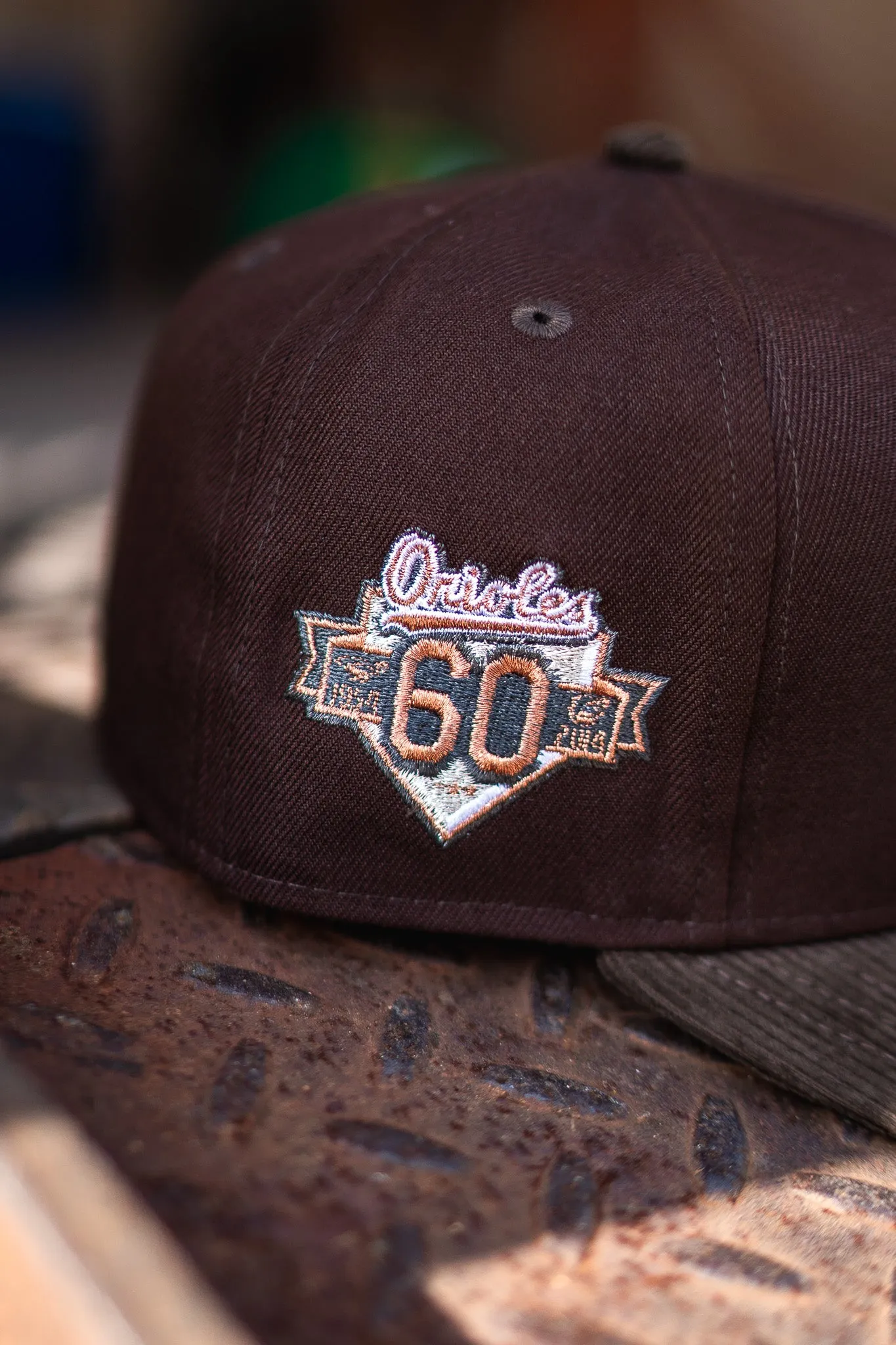 New Era Baltimore Orioles 60th Anniversary Mocha Green UV Corduroy Cap