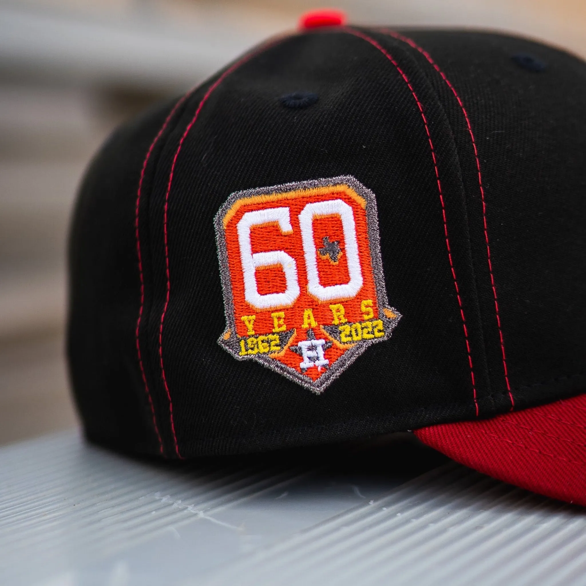 New Era Houston Astros 60th Anniversary Hawaii Orange UV (Black/Scarlet)