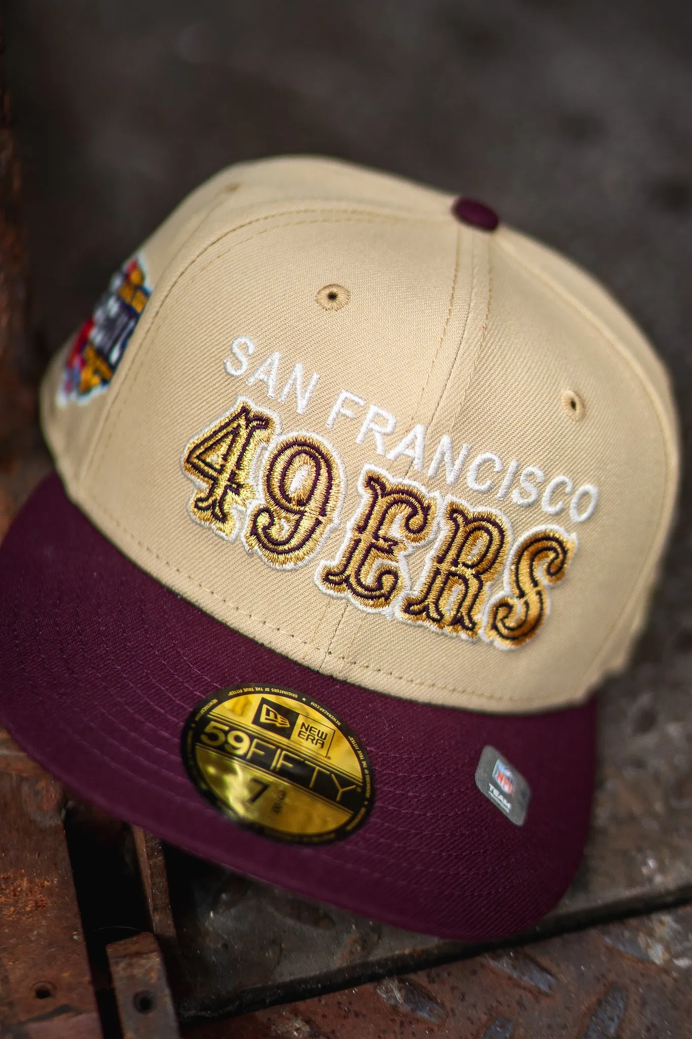 New Era San Francisco 1999 Pro Bowl Grey UV (Vegas Gold/Burgundy)