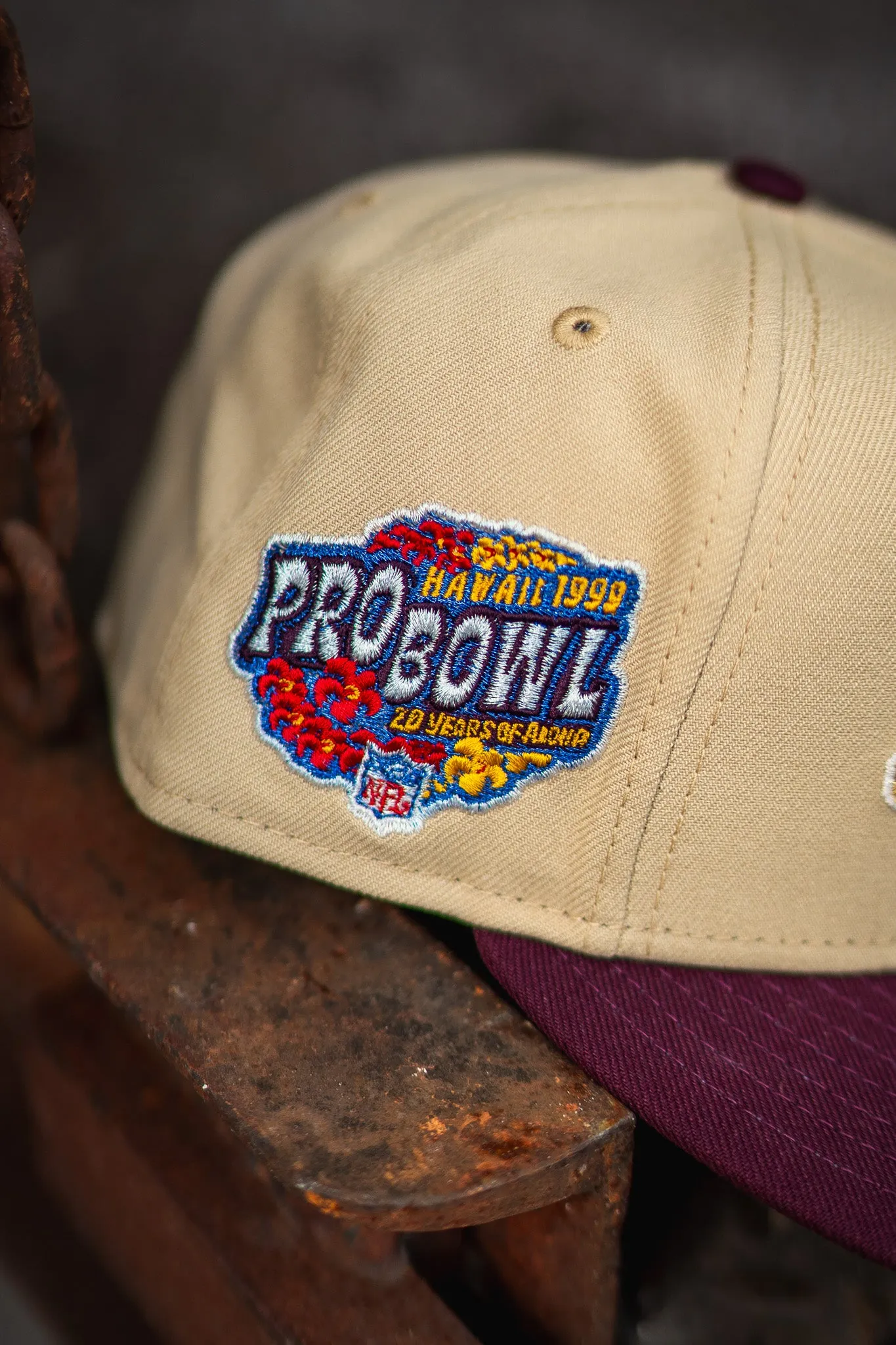 New Era San Francisco 1999 Pro Bowl Grey UV (Vegas Gold/Burgundy)